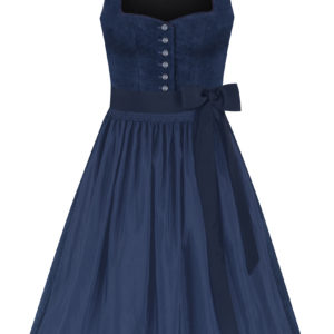 Dirndl TEGERNSEE (65 cm) ~ dunkelblau ~ 30