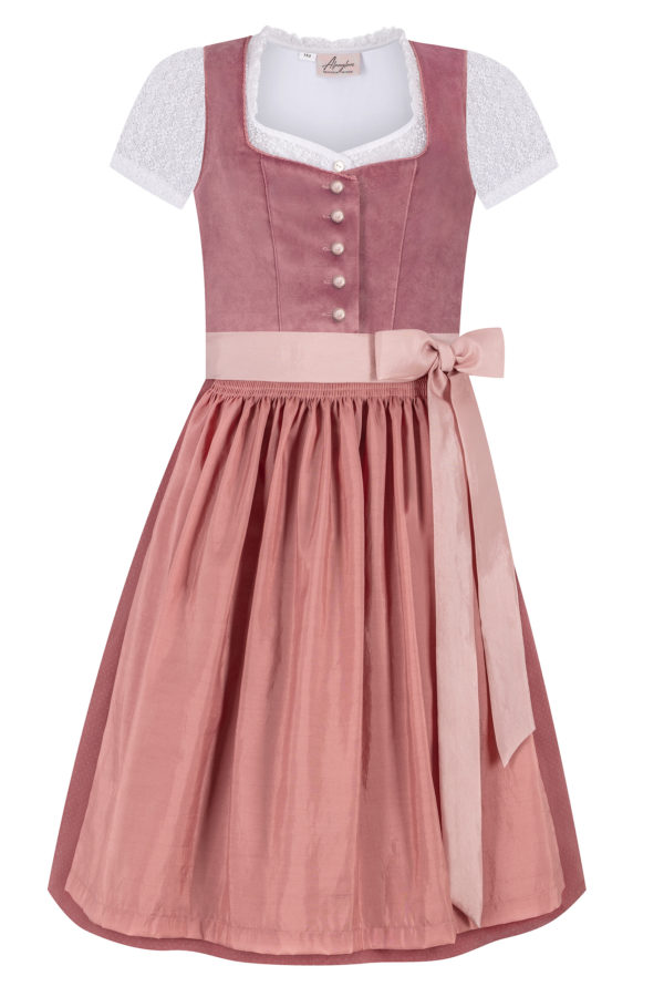 Kinderdirndl TEGERNSEE ~ 116 ~ rosenholz