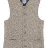 Kinder Trachtenweste BEN ~ 104 ~ taupe