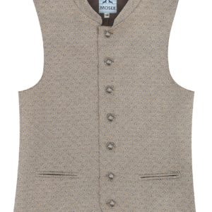 Kinder Trachtenweste BEN ~ 104 ~ taupe