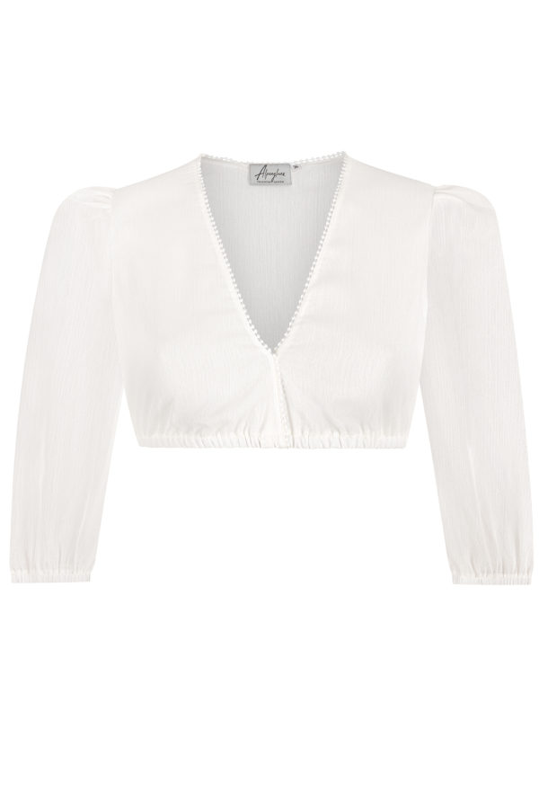 Dirndlbluse MATHILDA ~ 30 ~ creme