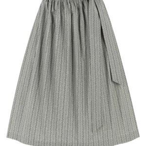 Dirndlschürze mit Rankenmuster (70 cm) ~ M ~ grau