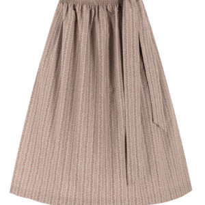 Dirndlschürze mit Rankenmuster (70 cm) ~ L ~ taupe