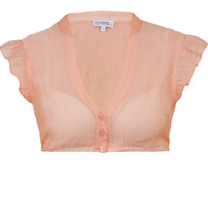 Dirndlbluse WALDBRUNN peach ~ 30