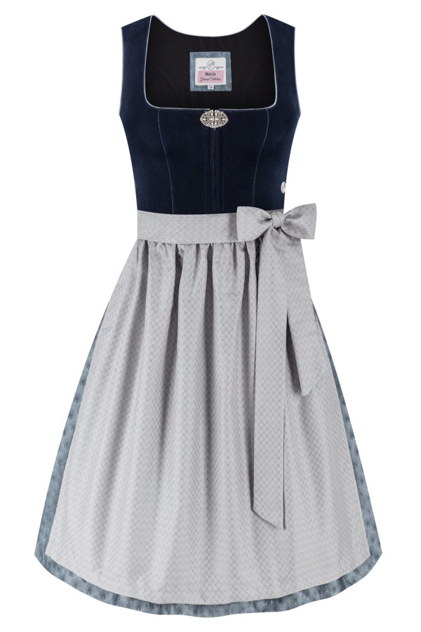 Dirndl FRIEDA (65 cm) ~ 36 ~ dunkelblau