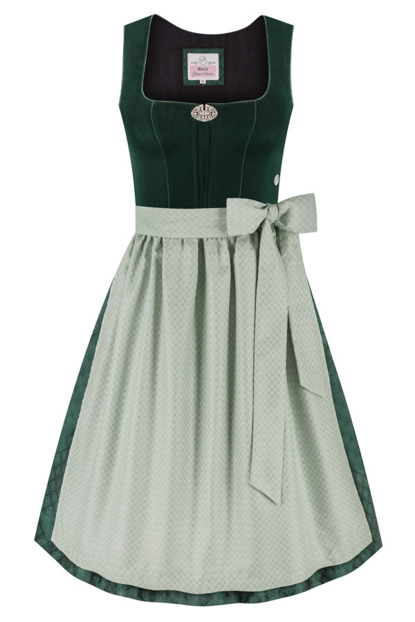 Dirndl FRIEDA (65 cm) ~ 30 ~ dunkelgrün