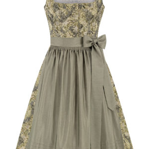 Dirndl in Leinenoptik (70 cm) ~ 40 ~ salbei