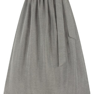 Dirndlschürze mit Leinen (90 cm) ~ S ~ grau