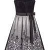 Dirndl ISOLDE (70 cm) ~ 32 ~ schwarz