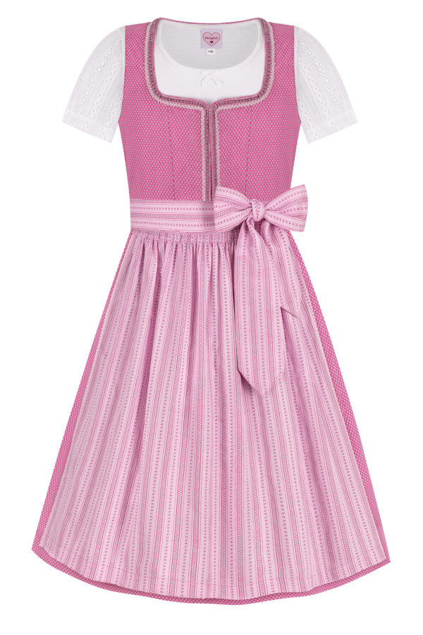 Kinderdirndl VIOLA ~ pink