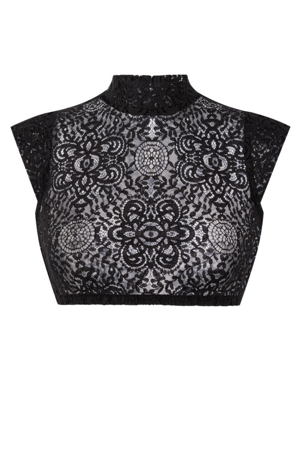 Dirndlbluse SELMA ~ schwarz ~ 30