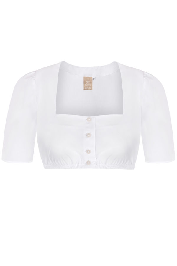 Dirndlbluse SIMONE ~ 34 ~ weiß