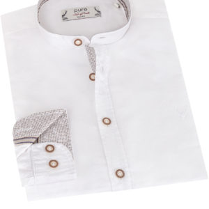 Trachtenhemd OLIVER (slim fit) ~ braun ~ L