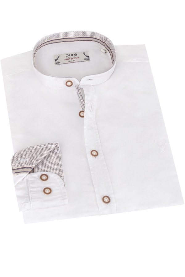 Trachtenhemd OLIVER (slim fit) ~ braun ~ L