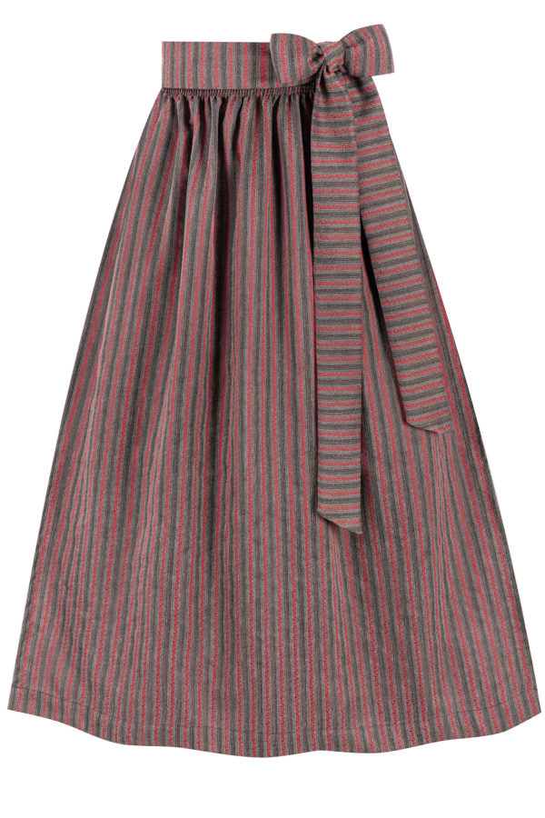 Dirndlschürze MARTA (90 cm) ~ L ~ grau