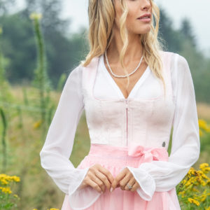 Dirndlbluse ARNSTEIN ~ 40 ~ weiß