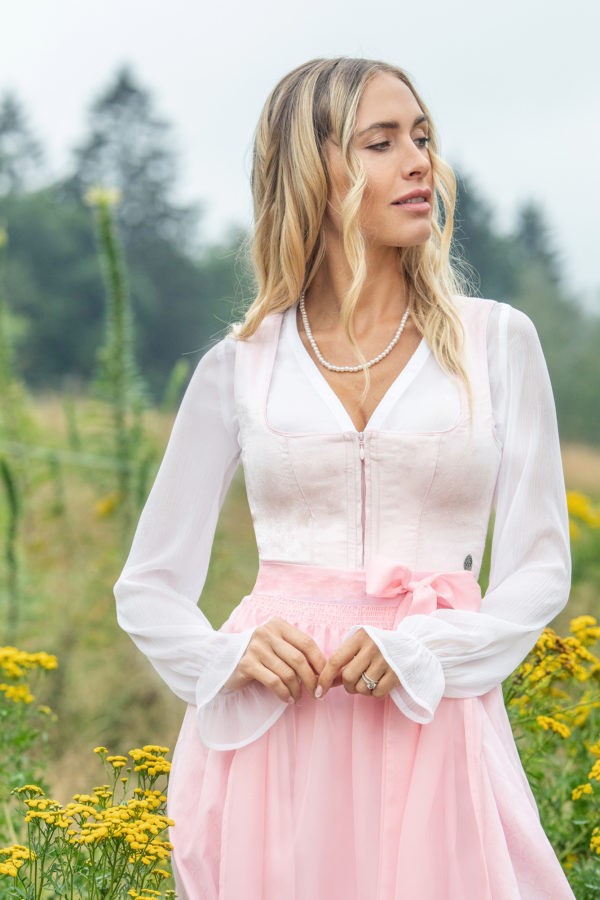 Dirndlbluse ARNSTEIN ~ 40 ~ weiß