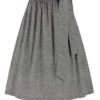 Dirndlschürze LINA (70 cm) ~ L ~ grau