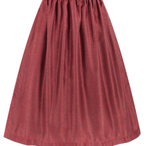 Dirndlschürze mit Schmuck-Schließe (70 cm) ~ L ~ rot