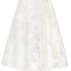 Dirndlschürze aus Blumenspitze (65 cm) ~ S ~ creme