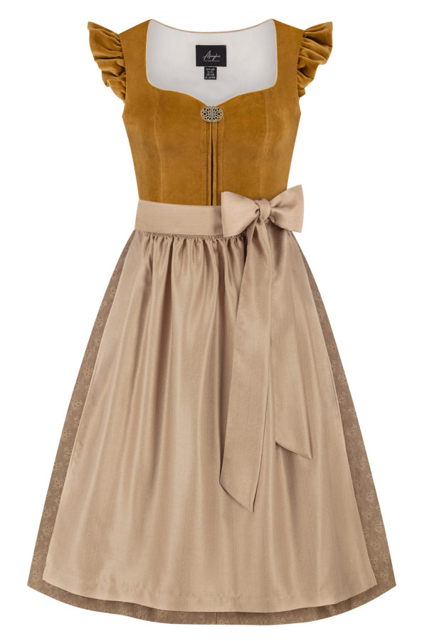 Dirndl TAMI (70 cm) ~ 32 ~ curry