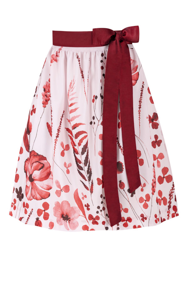 Dirndlschürze DANIELLE (65 cm) ~ L ~ rot