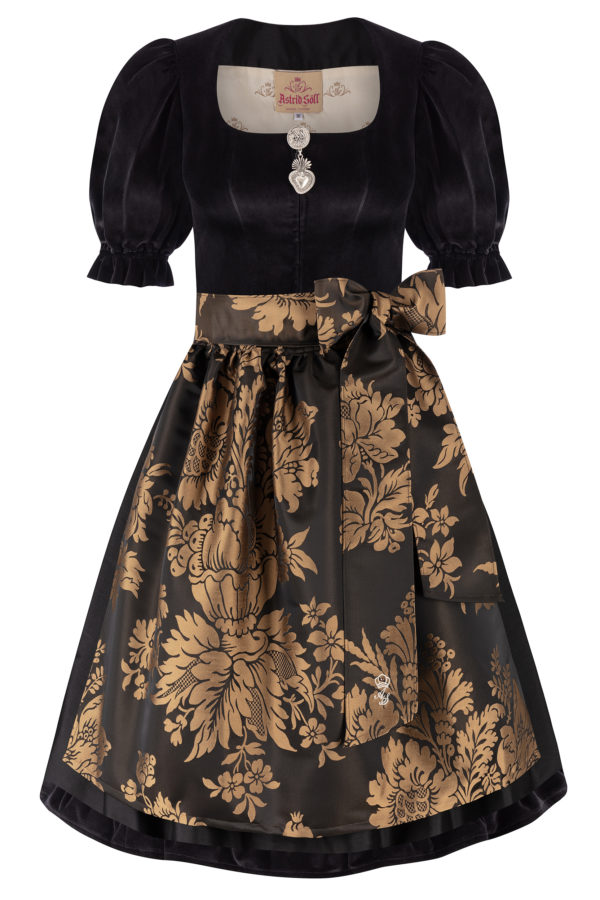 Dirndl DANIELLE (70 cm) ~ 34 ~ schwarz