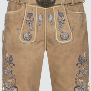 Lederhose Demian mit Gürtel
