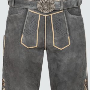 Lederhose Xilas mit Gürtel