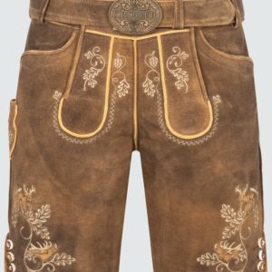Lederhose Lennard mit Gürtel