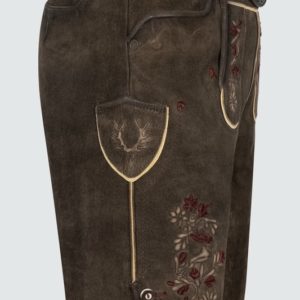 Alternative view of Lederhose Olivier mit Gürtel
