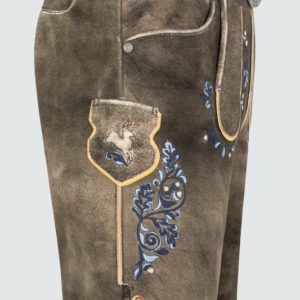 Alternative view of Lederhose Pino mit Gürtel