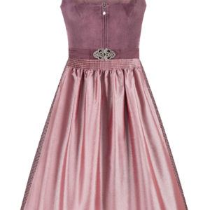 Midi Dirndl 70 cm mauve altrosa Samt Pascal 015079 ~ 36