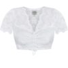 Dirndlbluse aus Stretch-Spitze ~ weiß ~ XS