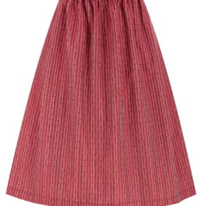 Dirndlschürze mit Rankenmuster (70 cm) ~ rot ~ L