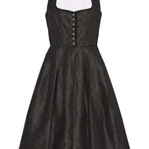 Midi Dirndl 70cm Gastro schwarz Ronja 005599 ~ 46