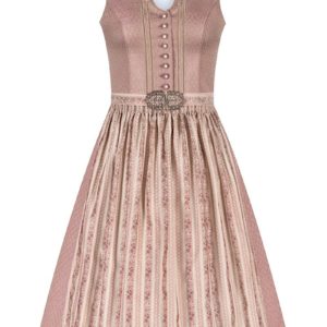 Midi Dirndl 65 cm altrosa beige Denise 010929 ~ 38