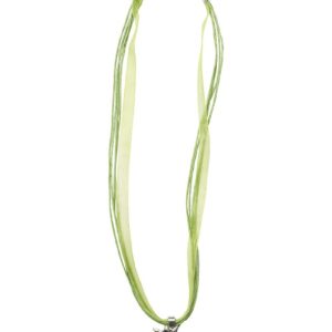 Collier mit Edelweissanhänger 000157 ~ hellgrün