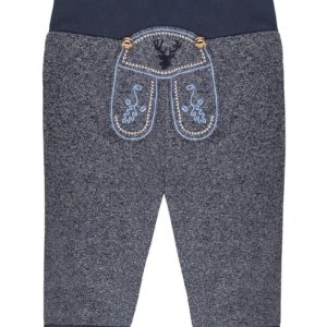 Baby / Kleinkind Schlupfhose blau meliert 016325 ~ 62