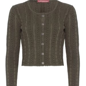 Trachten Strickjacke oliv Lisa 005068 ~ 42