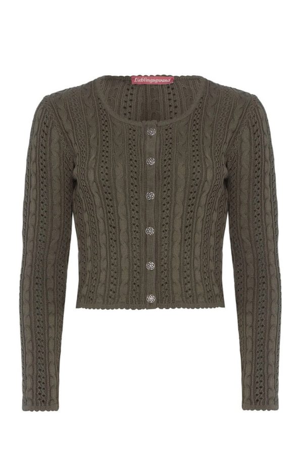 Trachten Strickjacke oliv Lisa 005068 ~ 42