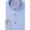 Trachtenhemd langarm hellblau Georg 008981 - slimfit ~ XXL