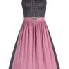 Midi Dirndl 65 cm grau altrosa Lena 010367 ~ 30