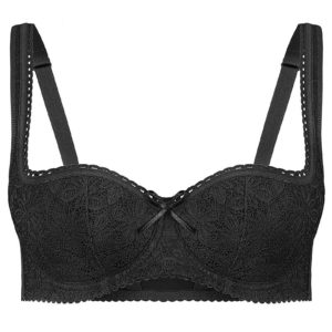 Dirndl BH Push-Up schwarz mit Spitze 005403 ~ 70A