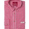 Trachtenhemd langarm rot kariert Robby 005115 ~ 3XL