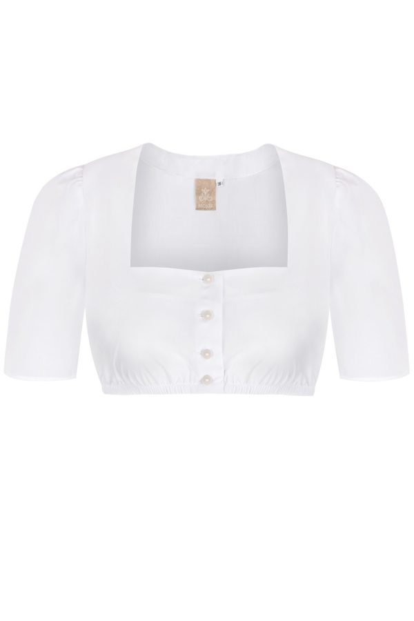 Dirndlbluse SIMONE ~ 32 ~ weiß