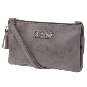 Dirndltasche Sophie mit Ornament 008413 ~ grau