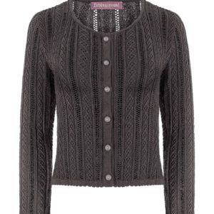 Trachten Strickjacke grau Lisa 015925 ~ 32