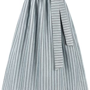 Dirndlschürze MARTA (90 cm) ~ XL ~ blaugrau