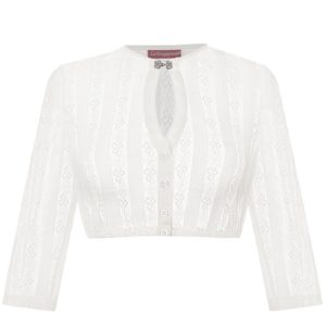 Dirndlbluse Spitze creme Nadine 013999 ~ 30